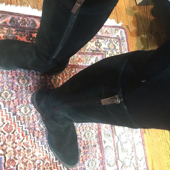 Aquatalia Black Suede Boots - Picture 2 of 13